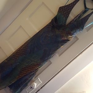 Cache Halter top dressy dress